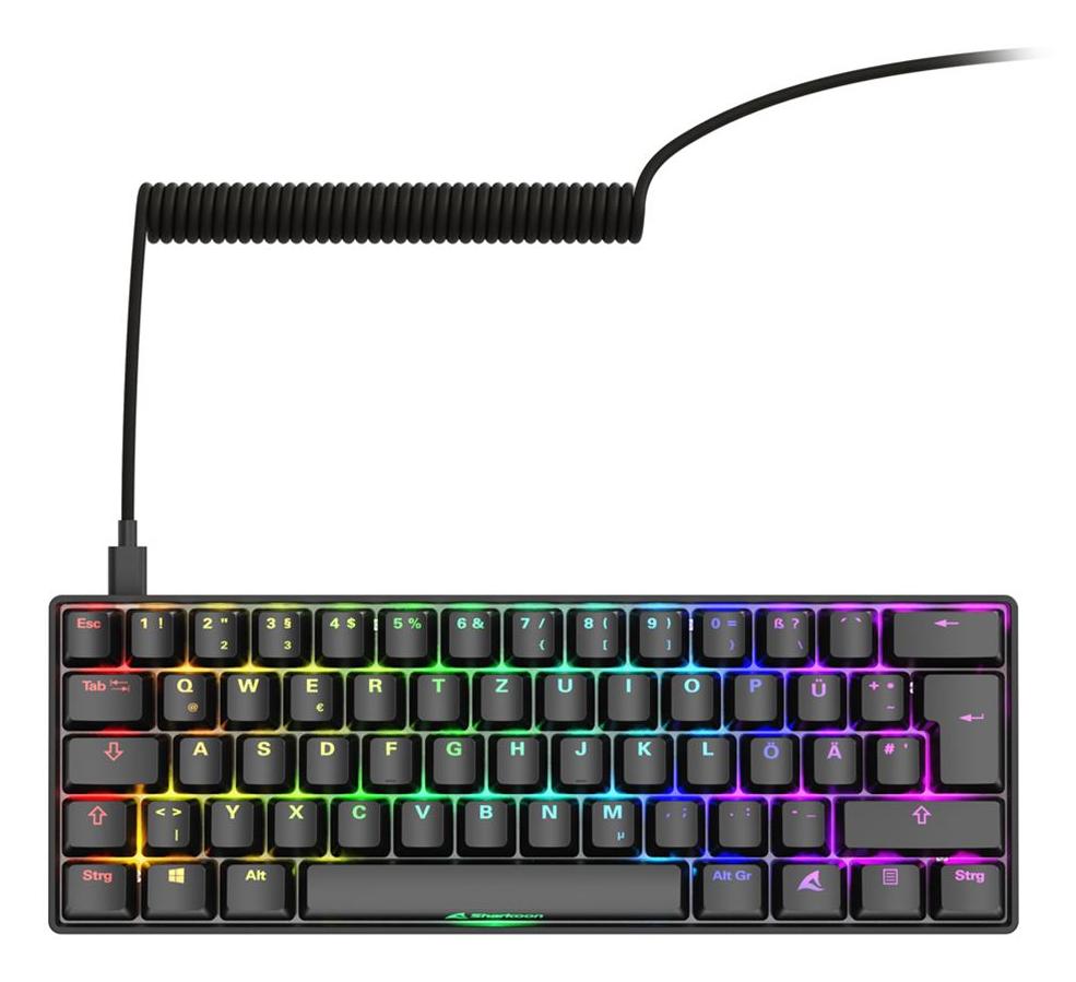 Sharkoon SKILLER SGK50 S4 Gen2 (black, DE layout, Gateron Yellow) Sharkoon