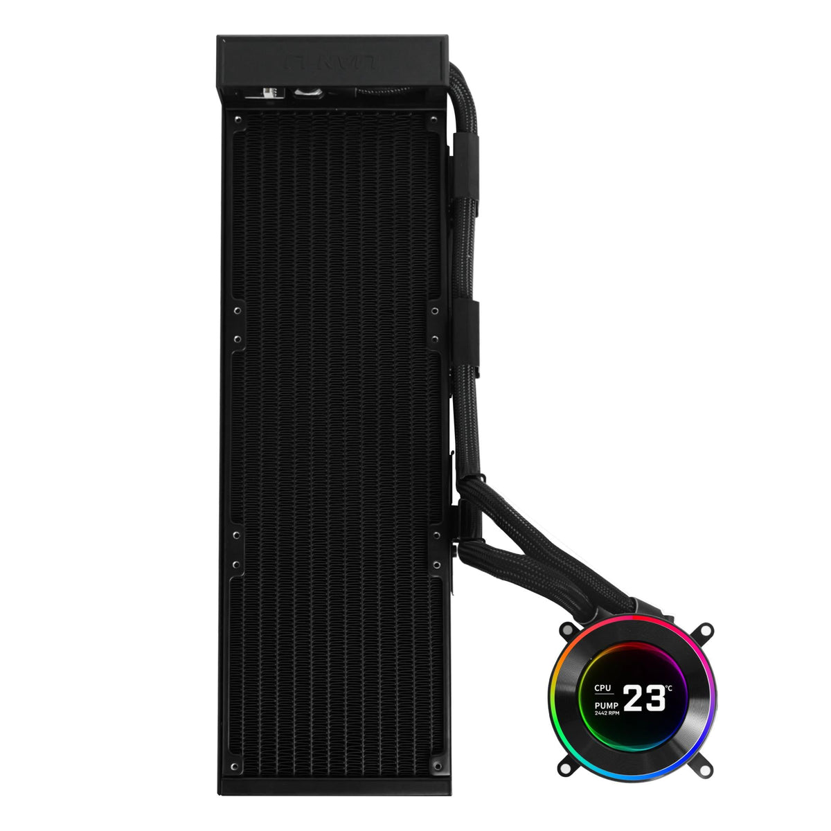 Lian Li Hydroshift II LCD-C, 360N fanless, Black Lian Li