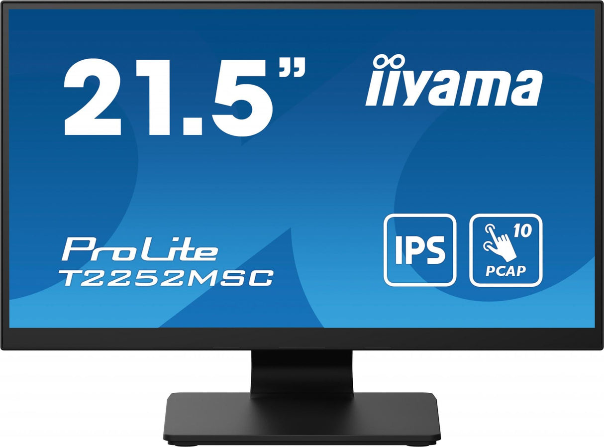 Iiyama ProLite T2252MSC-B2 22 1920 X 1080 (Full HD) HDMI DisplayPort 60Hz