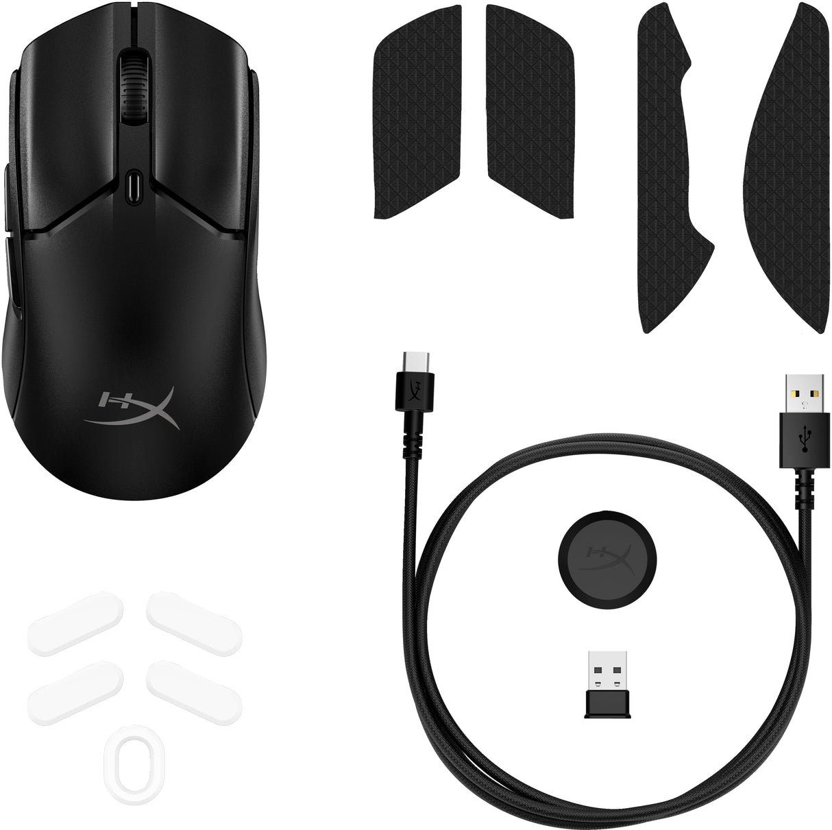 HyperX Pulsefire Haste 2 Mini Optisk Trådlös Kabel Svart
