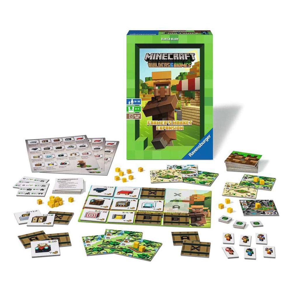 Minecraft Board Game Expansion Builders & Biomes: Farmers Market
