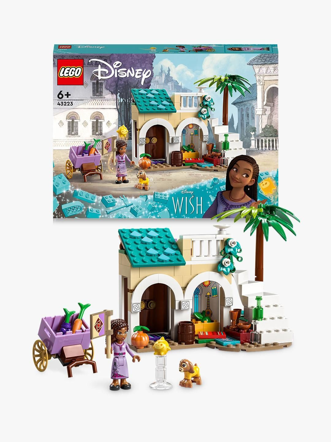 LEGO 43223 Disney önskar Asha I Rosornas Stad, Byggsats
