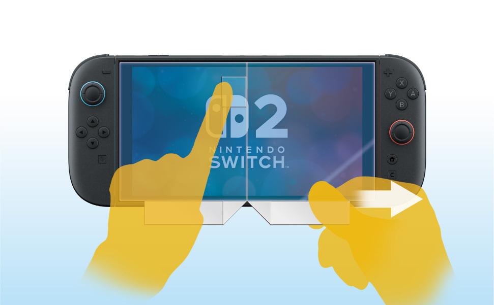 HORI - Premium Screen Protective Filter for Nintendo Switch 2 - Transparent HORI