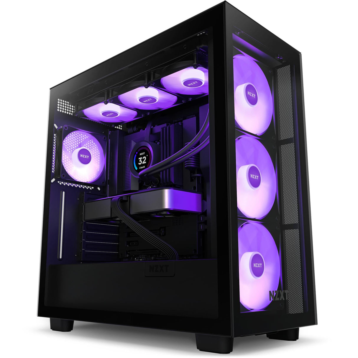 NZXT Kraken Elite RGB 360mm Liquid CPU Cooler Svart