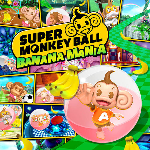 Super Monkey Ball Banana Mania – PlayStation 4 – illustration og logo