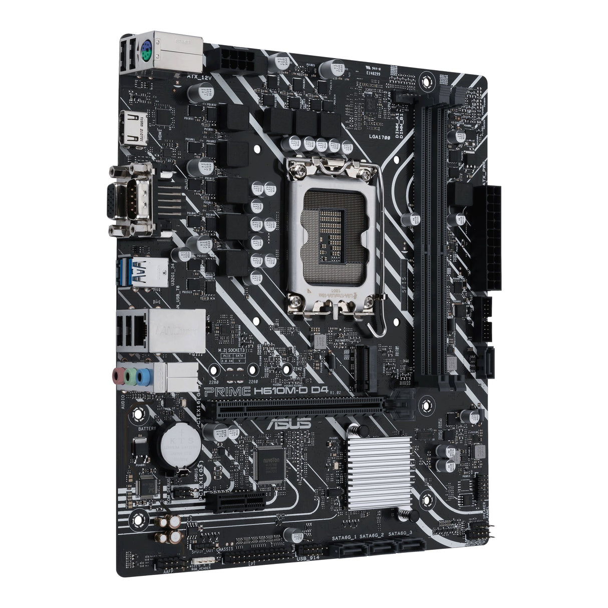 ASUS PRIME H610M-D D4 (mATX, H610, LGA 1700, DDR4)