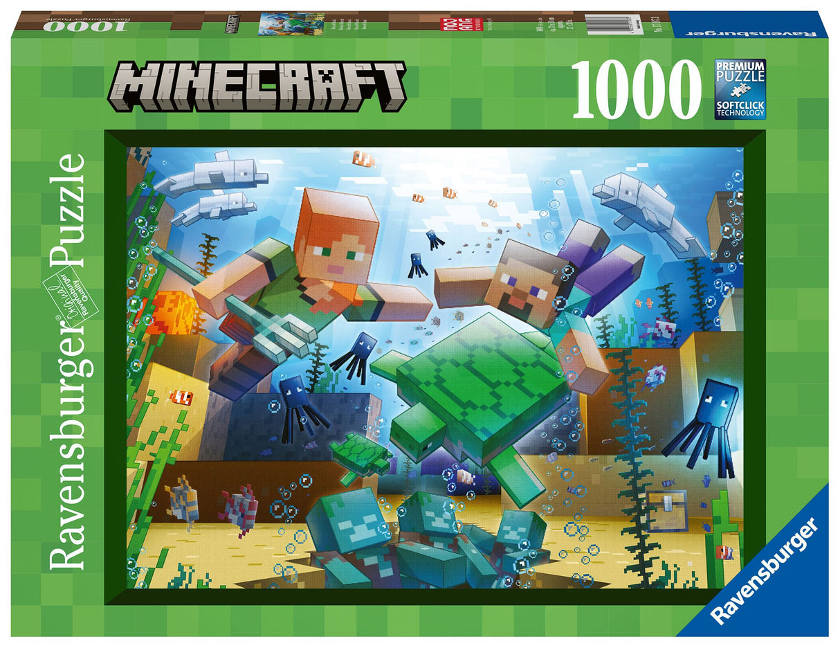 Minecraft Jigsaw Puzzle Minecraft Mosaic (1000 Bitar)