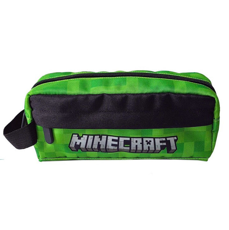 Minecraft Pennfodral Med 2 Fack, 23 Cm