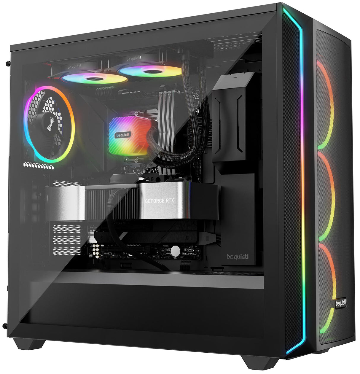 Var Tyst! Light Loop 240 Mm ARGB Vattenkylare