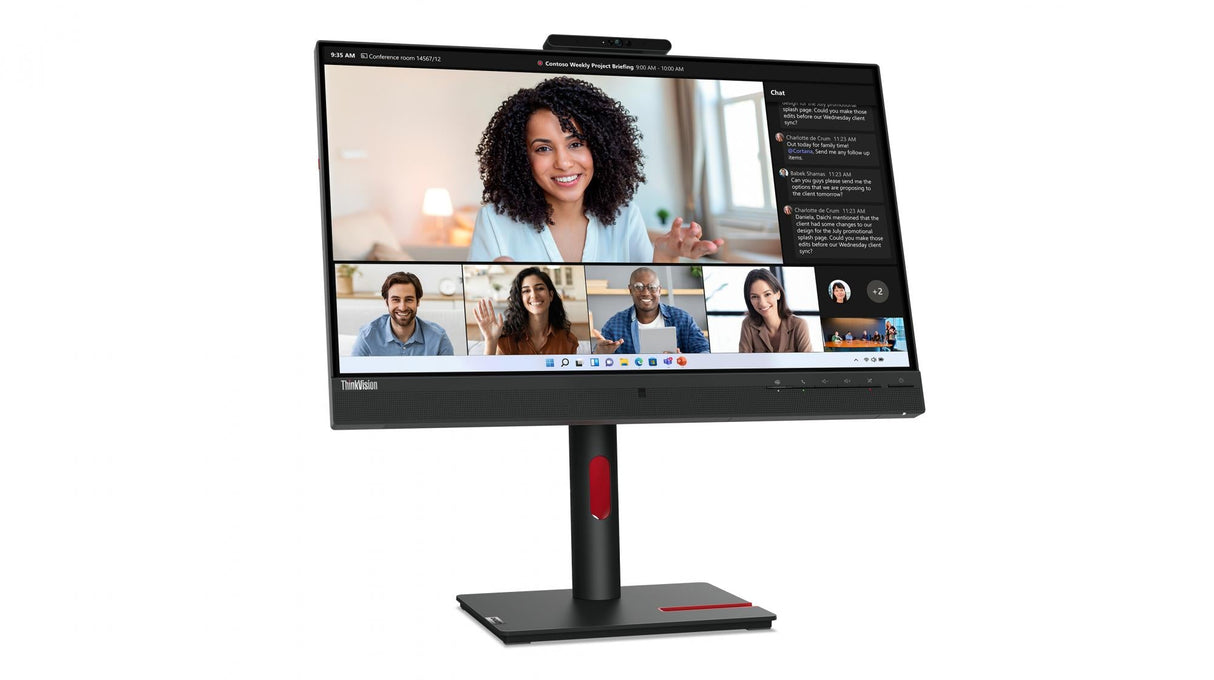 Lenovo ThinkVision T24mv-30 24 1920 X 1080 (Full HD) HDMI DisplayPort USB-C Pivot Monitor