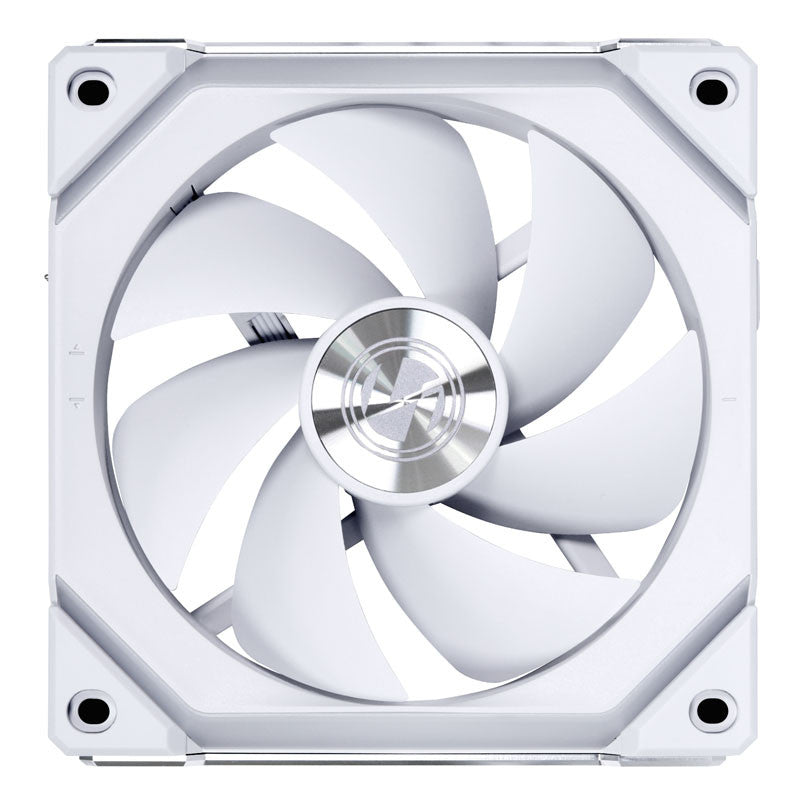 Lian Li UNI FAN SL V2 120 RGB PWM Fläkt 3-pack, vit - 120 mm, 28 mm ram