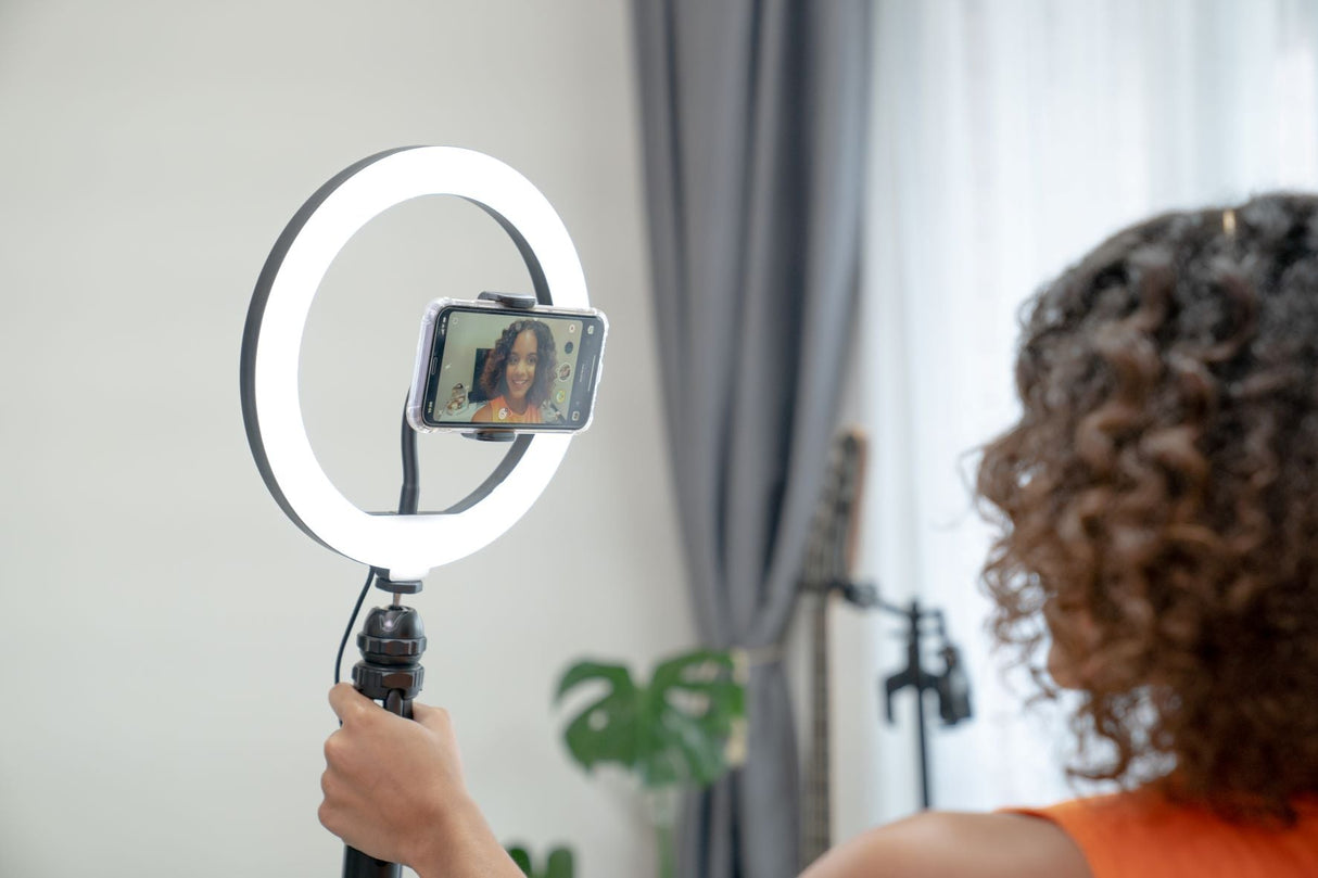 Streamplify LIGHT 10 Ring Light, 25,4cm, 5V USB - Svart