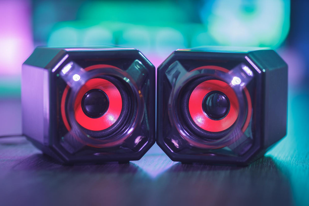 SUREFIRE - Gator Eye Gaminghögtalare, Röd