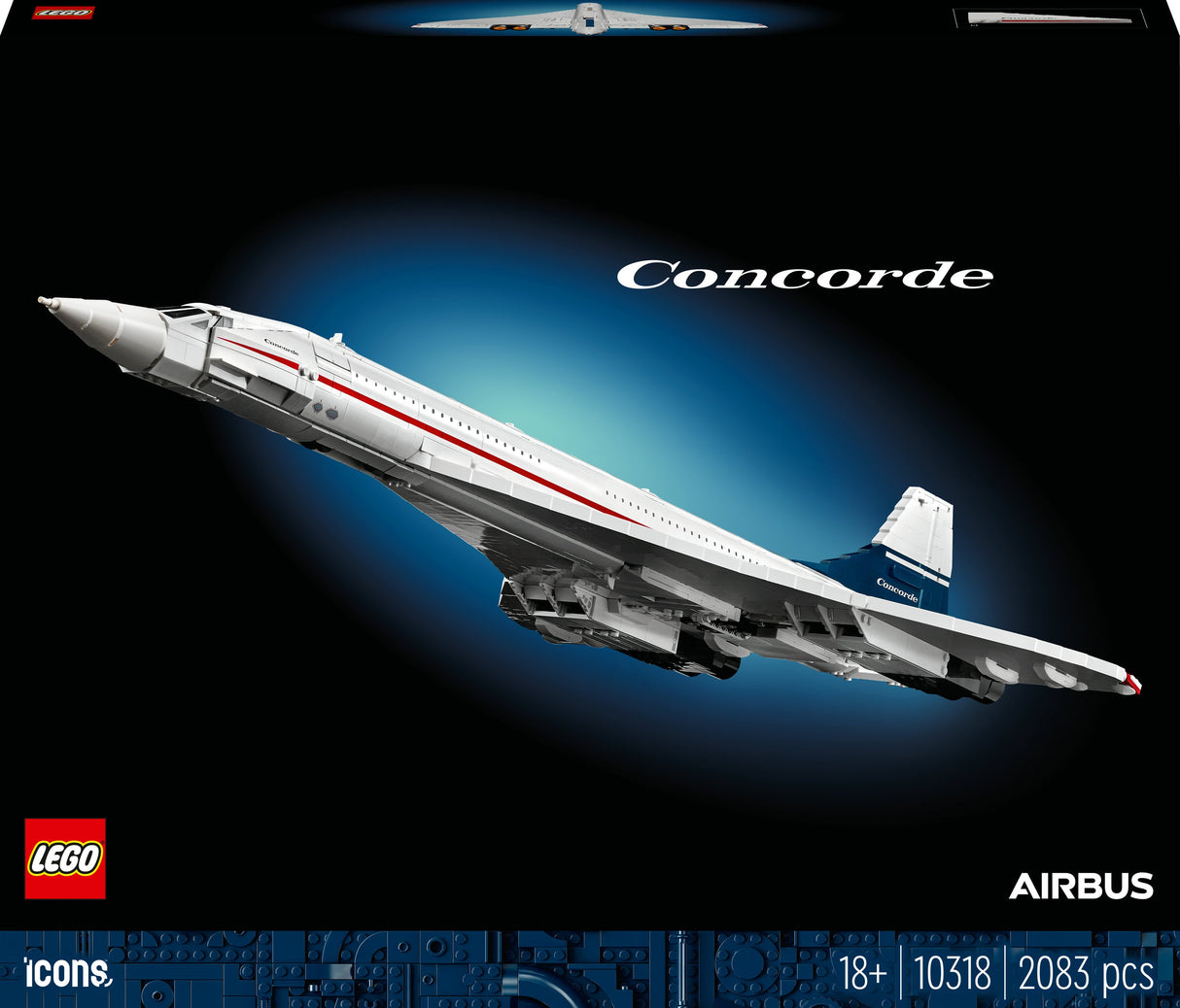 LEGO 10318 Icons Concorde, Byggleksaksväska
