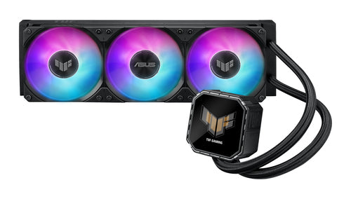 ASUS TUF Gaming LC III 360 ARGB LCD – set skråt forfra (vinkel 4)