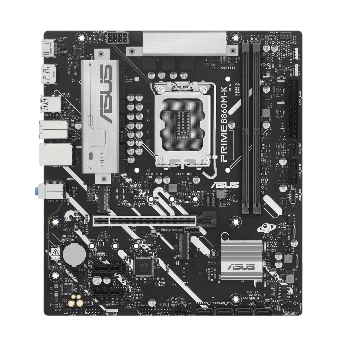 ASUS PRIME B860M-K (mATX, B860, LGA 1851, DDR5) ASUS