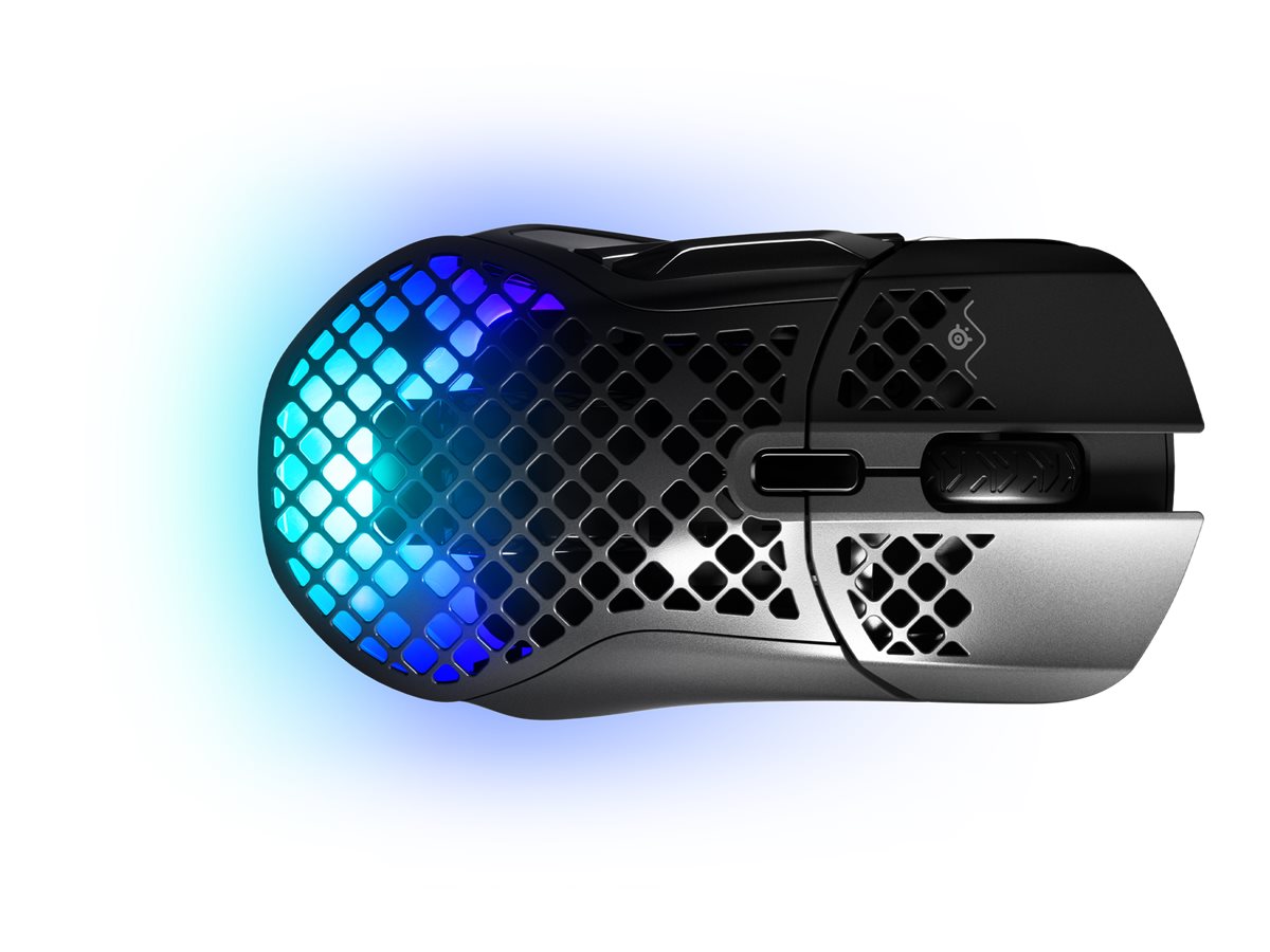 SteelSeries Aerox 5 Optisk Trådlös Kabel Svart