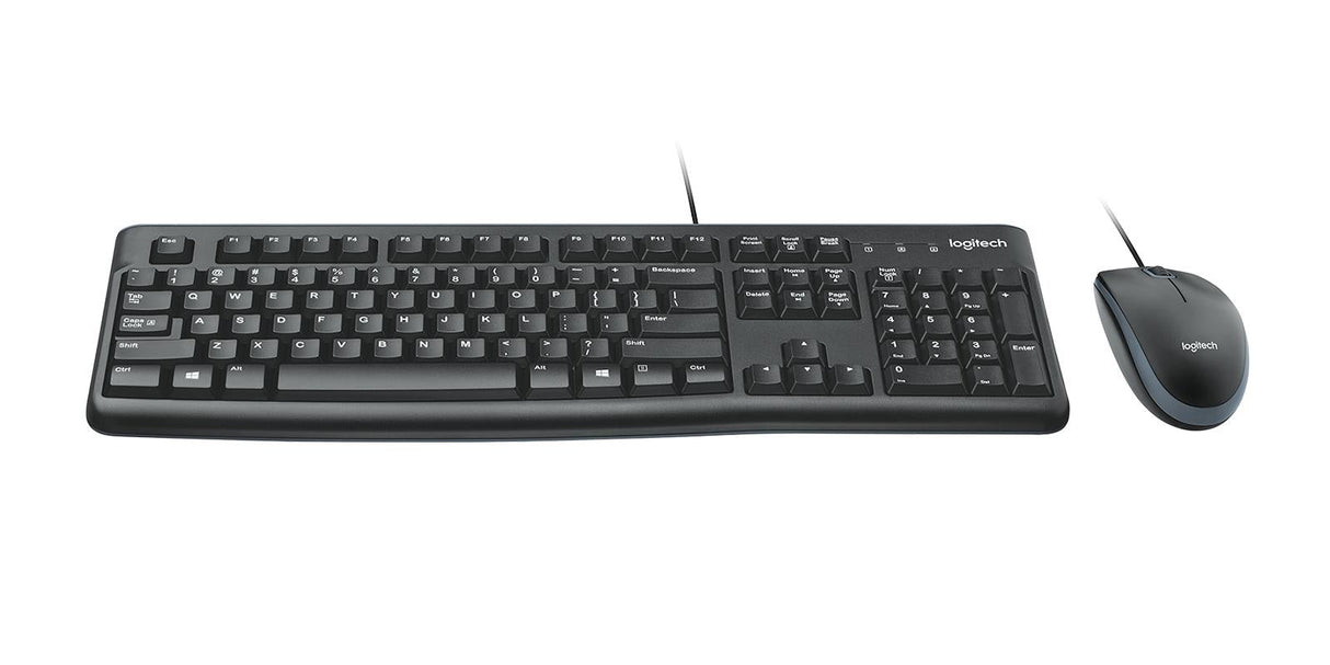 Logitech Desktop MK120 Tastatur og mus-sæt Kabling Nordisk