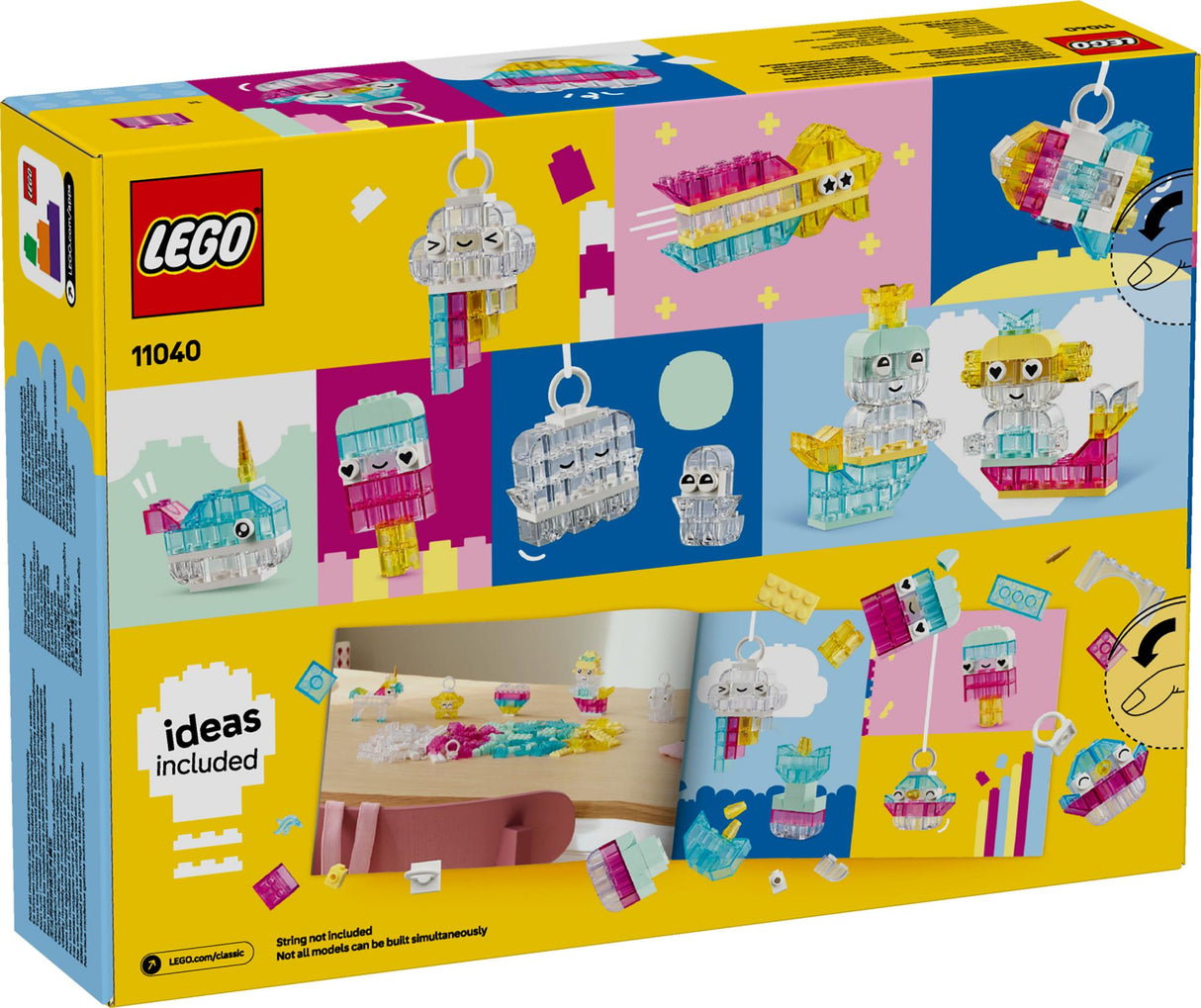 LEGO 11040 Classic magic box with transparent bricks LEGO