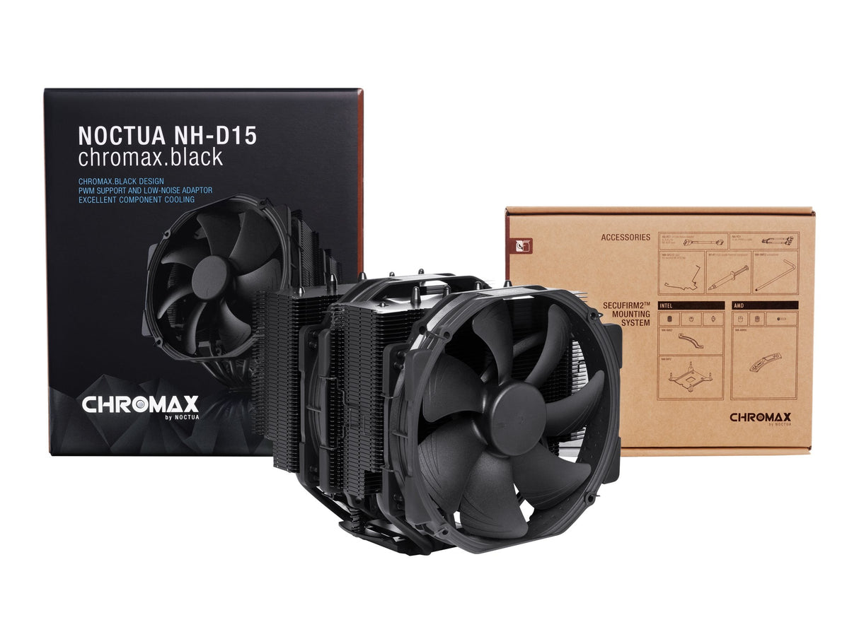 Noctua NH-D15 Processorkylare 1-pack Svart 140 mm