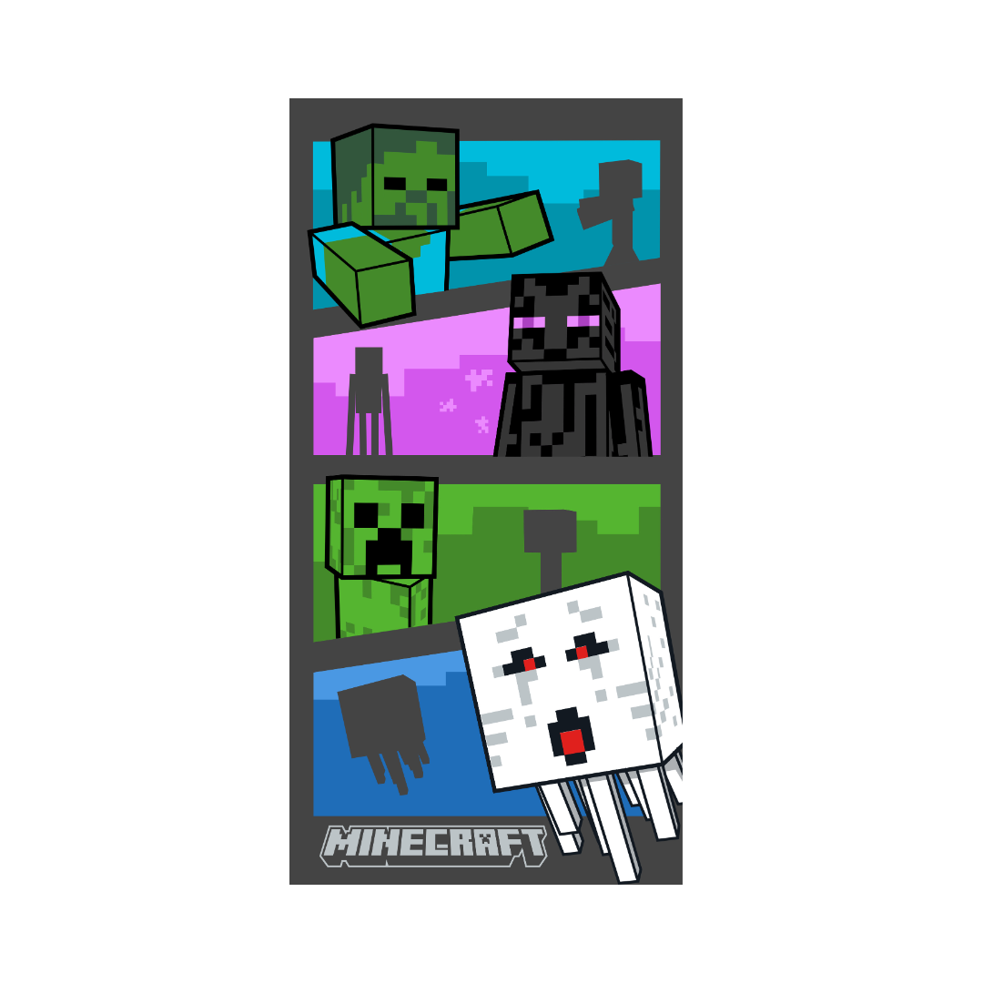 Minecraft Towel - 70x140cm