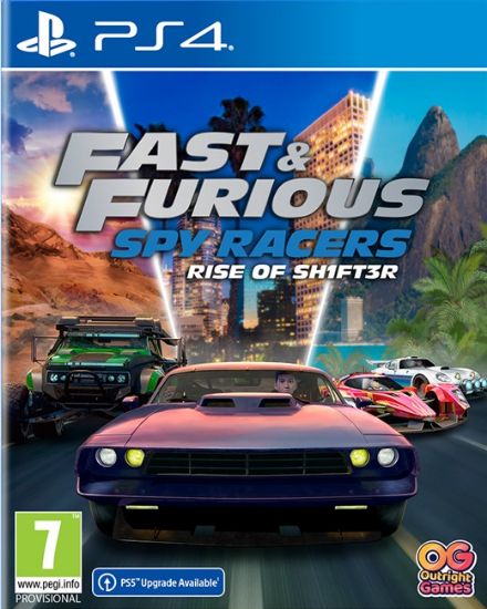 Fast and Furious: Spy Racers Rise of SH1FT3R – PlayStation 4 – spilomslag