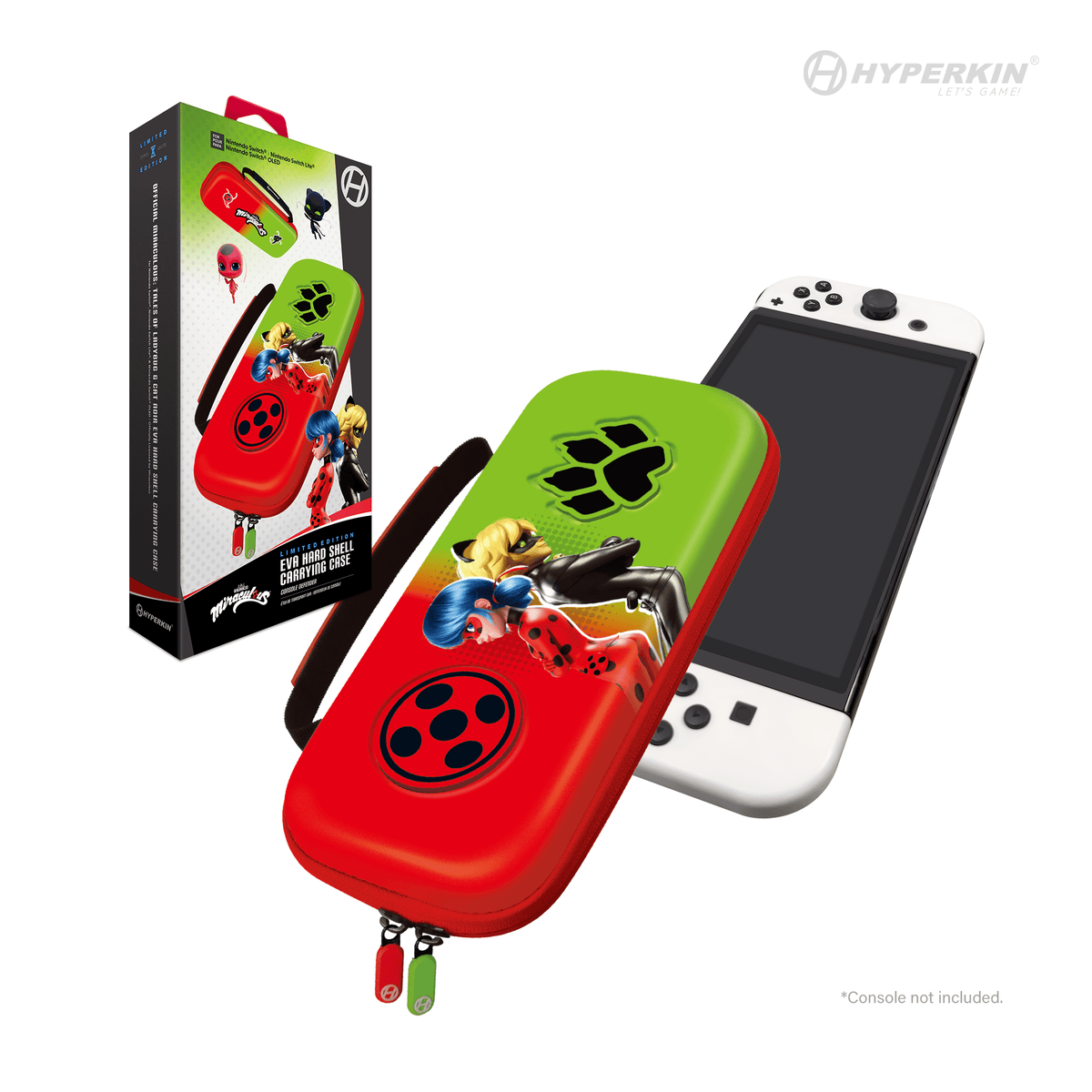 Hyperkin Miraculous Hard Case – Bug & Cat – Nintendo Switch – produktbillede 3