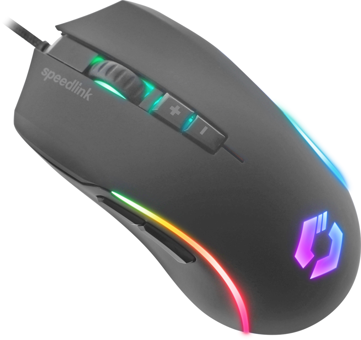 SpeedLink ZAVOS Gaming Mouse, Gummisvart