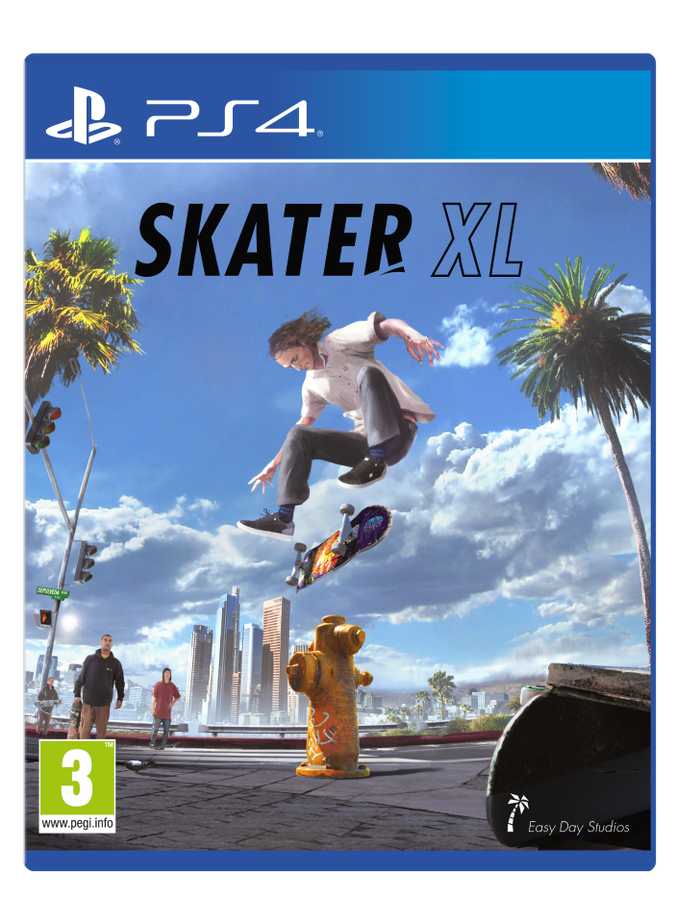 Skater XL – PlayStation 4 – spilomslag