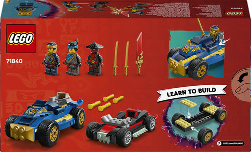 LEGO NINJAGO 71840 – Rogue mod Drix: Action-racerløb – æskens bagside