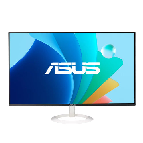 ASUS VZ27EHF-W hvid 27-tommers skærm set forfra