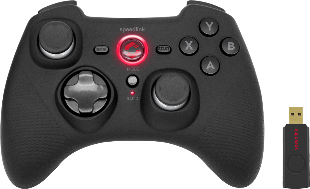 Speedlink - Rait Gamepad - Trådlös - PC/PS3/Switch/OLED Svart