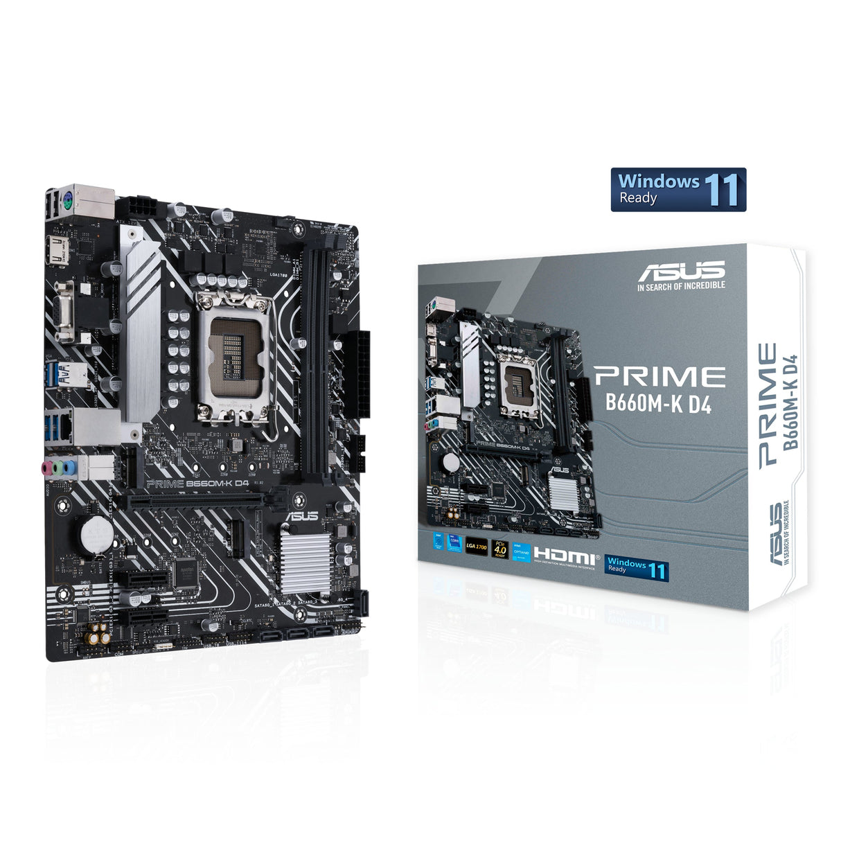 ASUS PRIME B660M-K D4 (mATX, B660, LGA 1700, DDR4)