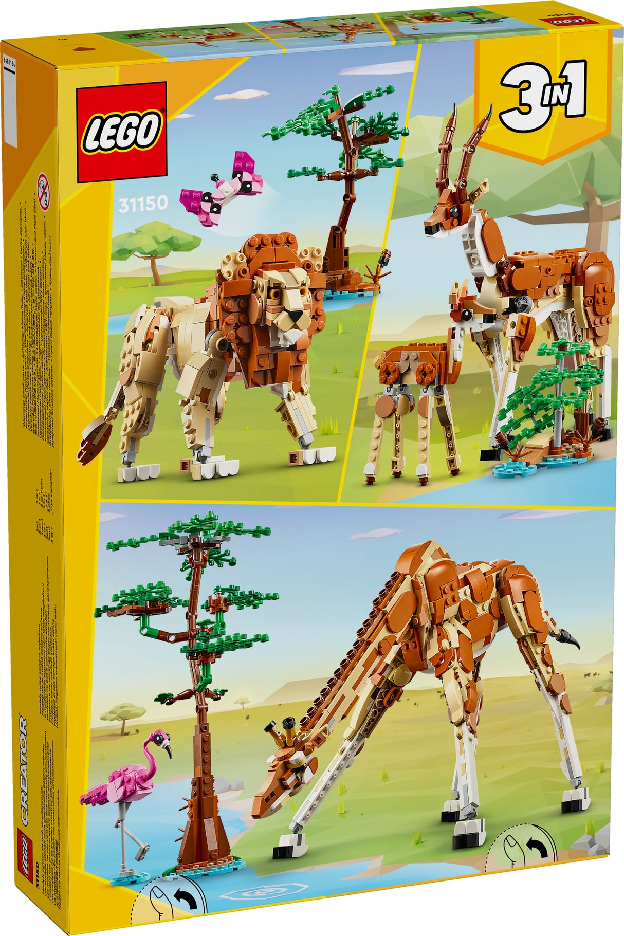 LEGO 31150 Creator 3-i-1 Byggleksak För Djursafari