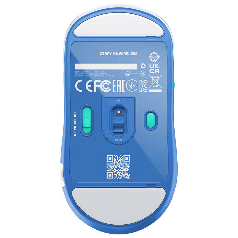 Xtrfy M8 Trådlös Spelmus - Vit