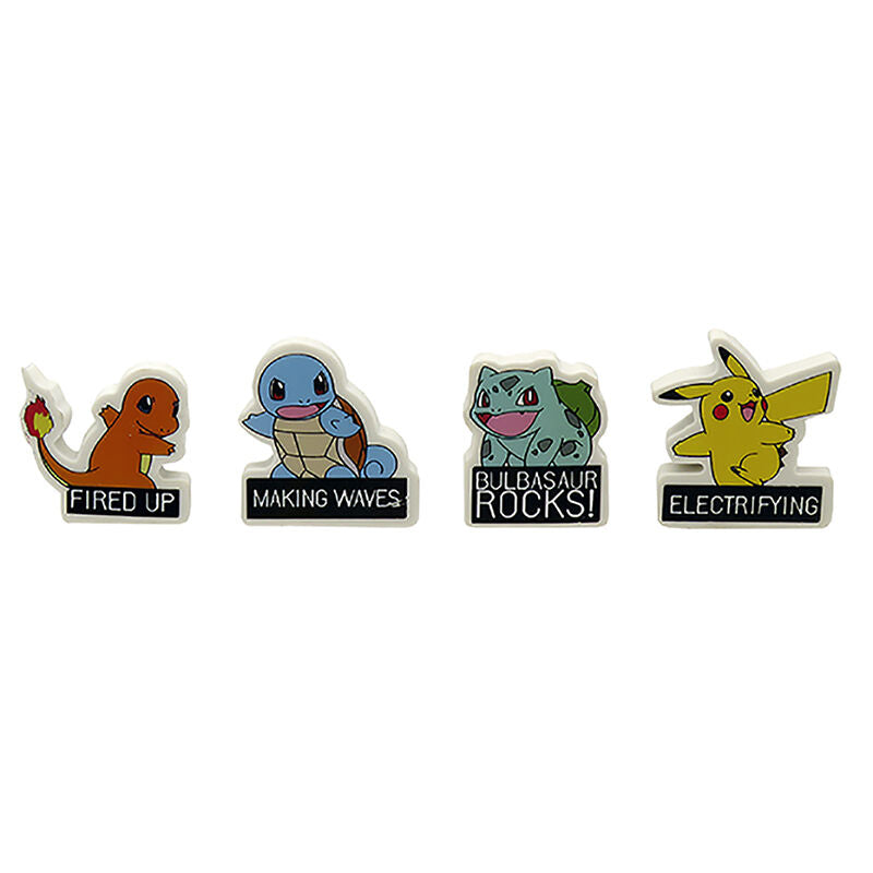 Pokemon Eraser Pack X4