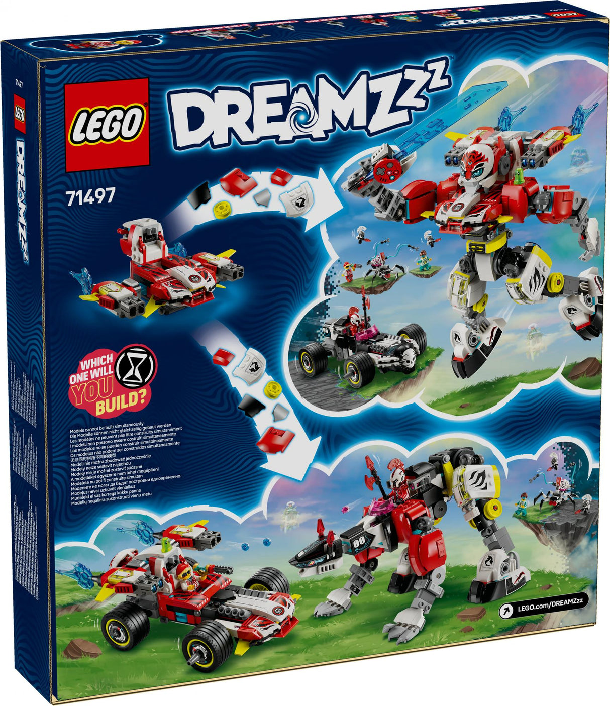 LEGO 71497 DREAMZzz Cooper's Tiger Mech and Zero's Hot Rod car LEGO