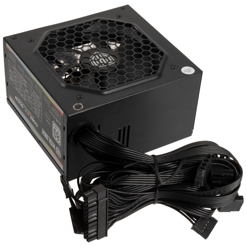 Kolink Core RGB 500W Power Supply 80 Plus Certifierad