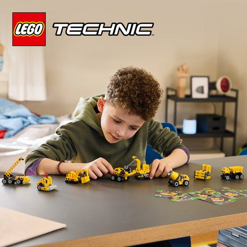 LEGO Technic 42233 – producentillustration af eksempler fra serien