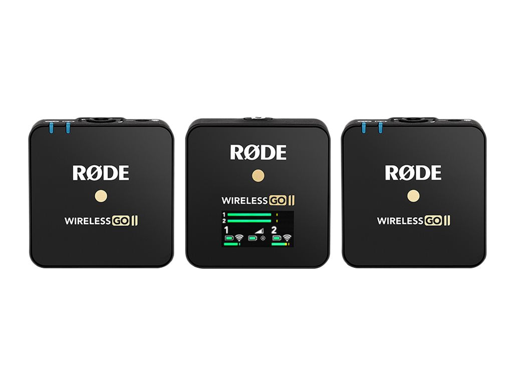 RØDE Wireless GO II Trådlöst Mikrofonsystem Trådlöst Omni-directional - Svart