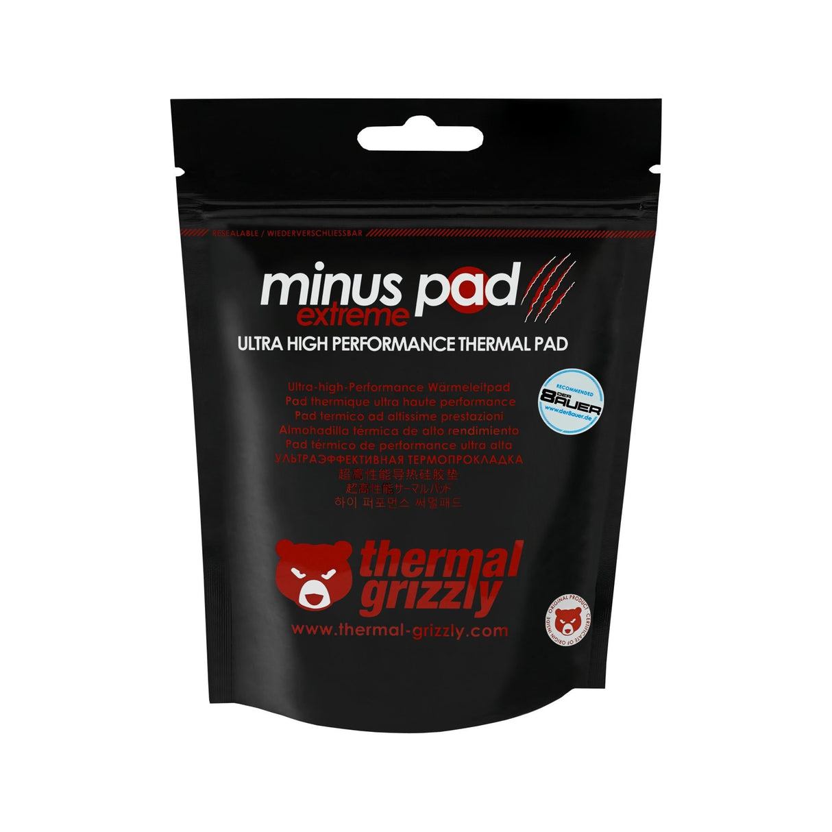 Thermal Grizzly Minus Pad Extreme - 100 X 100 X 2 Mm
