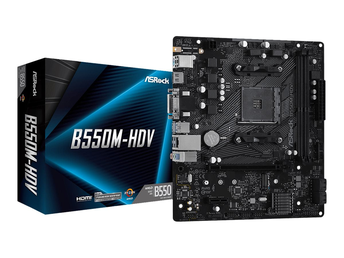 ASRock B550M-HDV Micro-ATX AM4 AMD B550