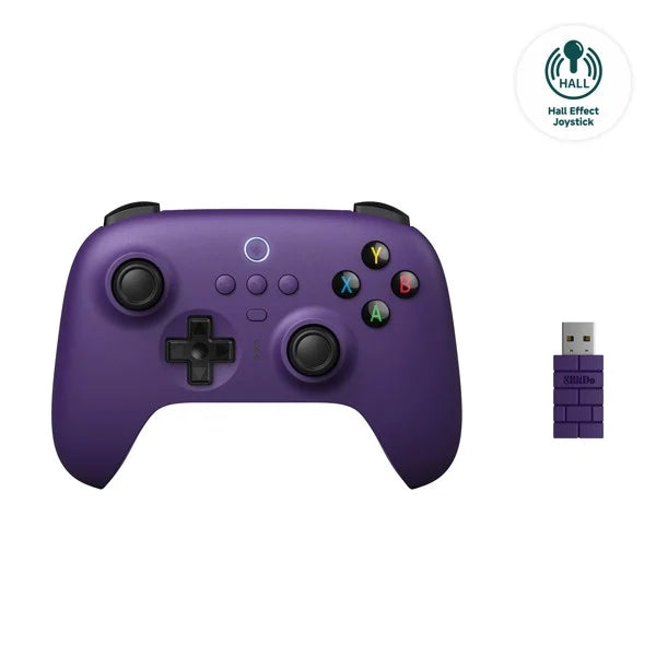 8BitDo Ultimate 2.4G Pad PC Grå/lila