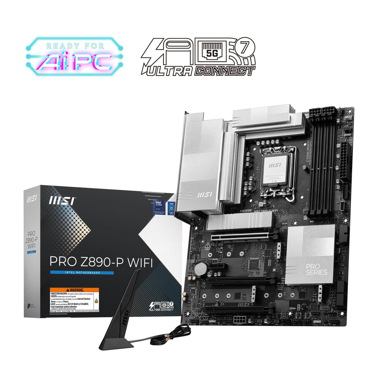 MSI PRO Z890-P WIFI ATX LGA1851-sockel Intel Z890