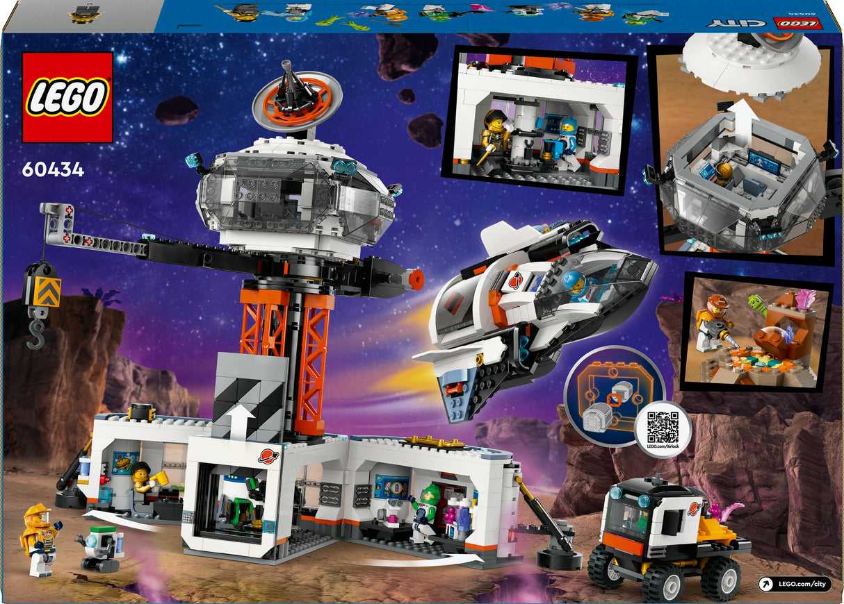 LEGO 60434 City Space Base Med Startplatta, Byggleksaksväska