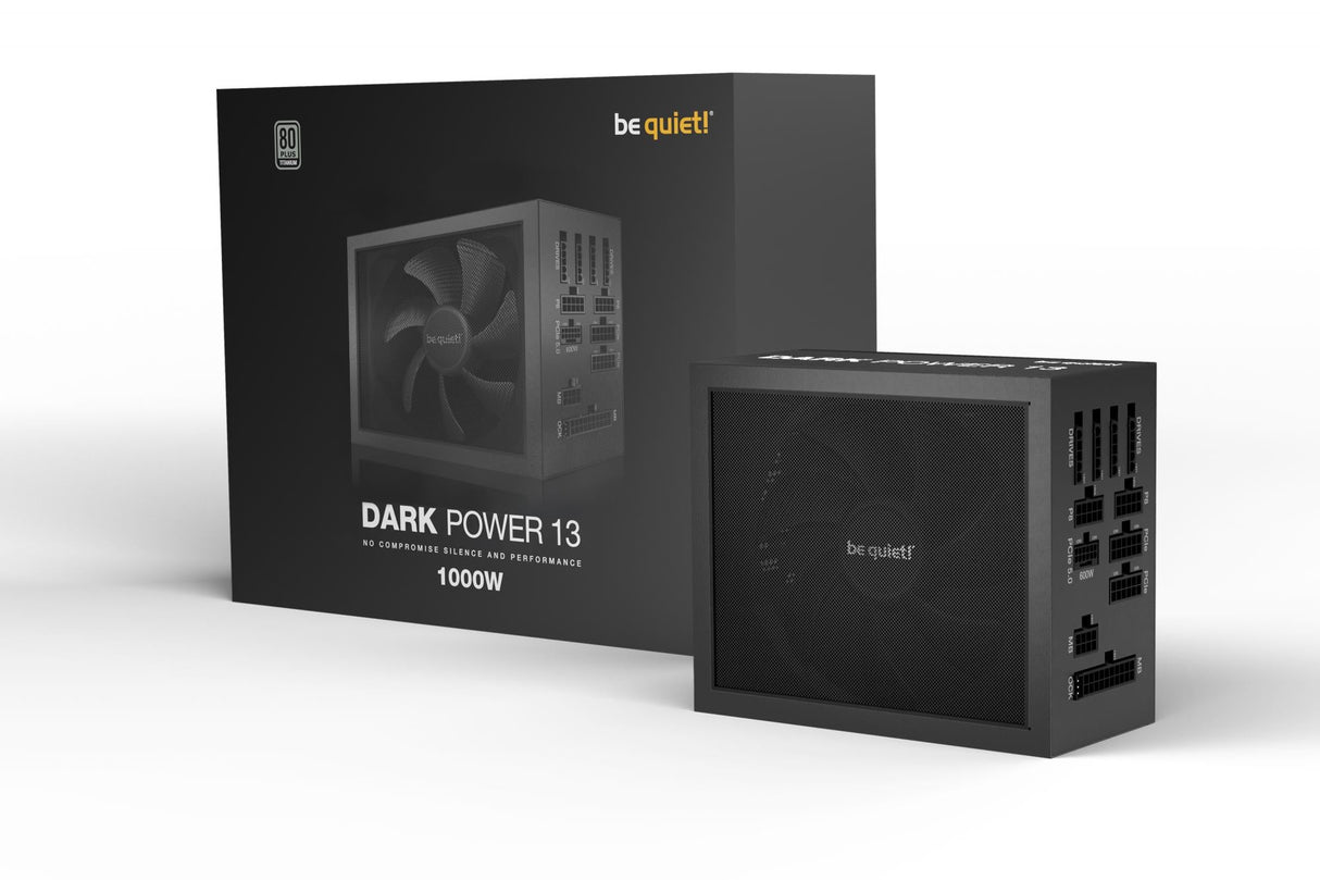 be quiet! Dark Power 13 1000W, PC power supply (black, 5x PCIe, cable management, 1000 watts) Be quiet