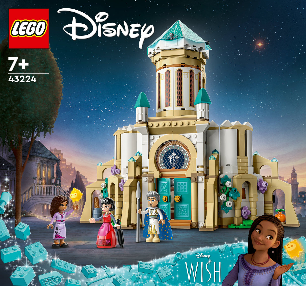LEGO 43224 Disney Wish King Magnificos Castle, Byggleksaksväska