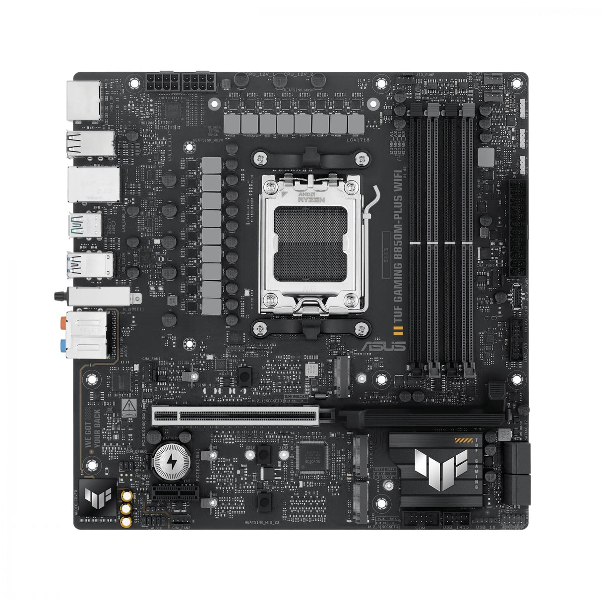 ASUS TUF GAMING B850M-PLUS WIFI (mATX, B850, AM5) ASUS