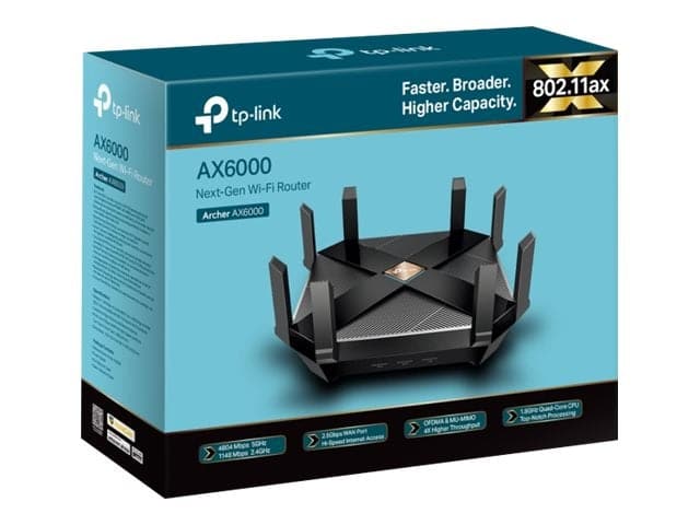 TP-Link Archer AX6000 Trådlös Router Desktop
