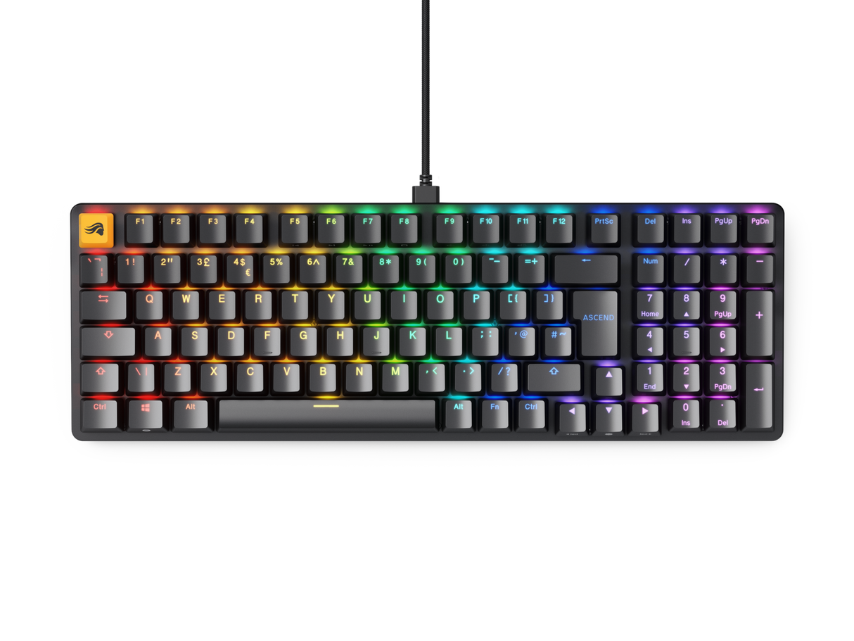 Glorious GMMK 2 Full-Size 96% - Fox Switch, NO-Layout - Svart